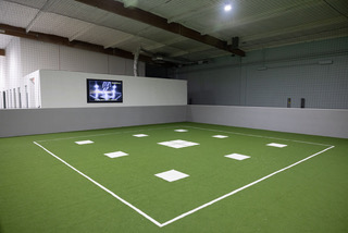 Open turf training space at Formula