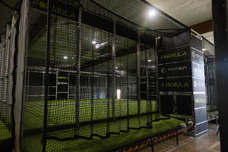 Enclosed training space inside Formula Soccer Center